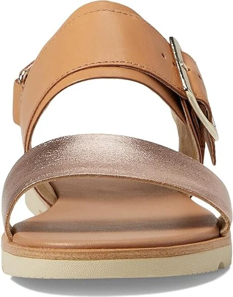 SOREL Ellatm III Ankle Strap Women's Shoes Honest Beige/Honey White : 10 B - Medium, Leather - Image 2