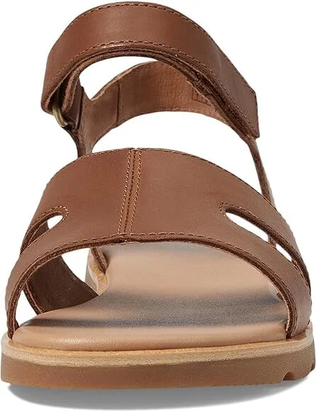 SOREL Ellatm III Ankle Strap Women's Shoes Velvet Tan/Gum 2 : 10 B - Medium, Leather - Image 2