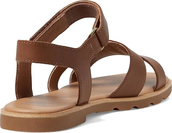 SOREL Ellatm III Ankle Strap Women's Shoes Velvet Tan/Gum 2 : 10 B - Medium, Leather - Image 4