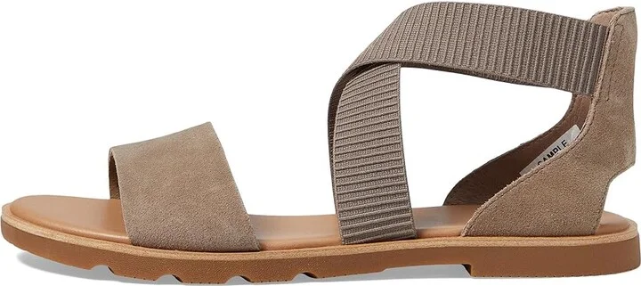 SOREL Ellatm III Sandal Women's Shoes Ash Brown/Gum 2 : 10 B - Medium, Leather - Image 5