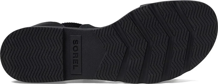 SOREL Ellatm III Sandal Women's Shoes Black/Black : 10 B - Medium, Leather - Image 3