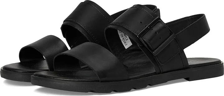SOREL Ellatm III Slingback Women's Shoes Black, Metallic : 7.5 B - Medium, Leather