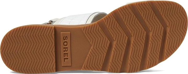 SOREL Ellatm III Slingback Women's Shoes Chalk/Gum 2 : 10 B - Medium, Leather - Image 3