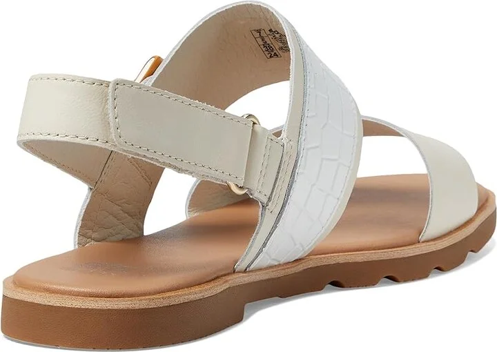 SOREL Ellatm III Slingback Women's Shoes Chalk/Gum 2 : 10 B - Medium, Leather - Image 4