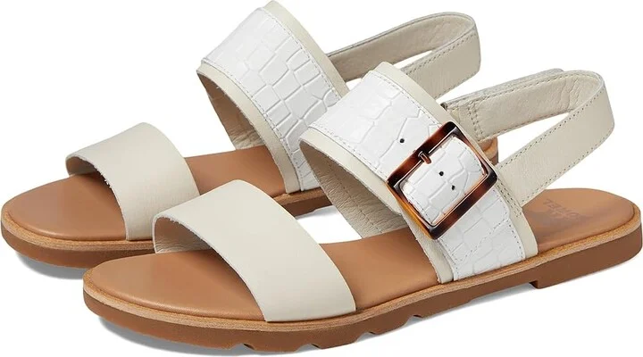 SOREL Ellatm III Slingback Women's Shoes Chalk/Gum 2 : 10 B - Medium, Leather