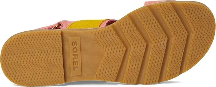 SOREL Ellatm III Slingback Women's Shoes Coral Blossom, Gum : 6 B - Medium, Leather - Image 3