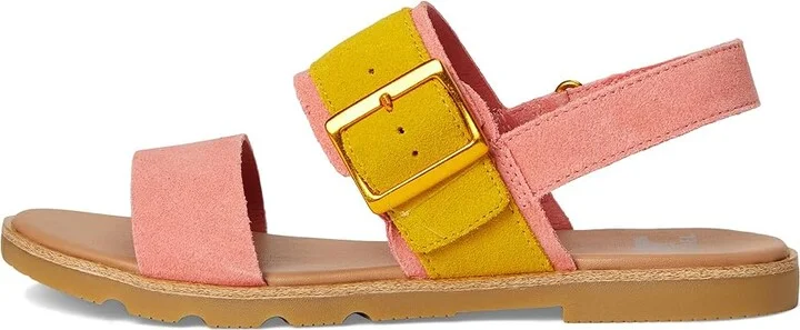 SOREL Ellatm III Slingback Women's Shoes Coral Blossom, Gum : 6 B - Medium, Leather - Image 6