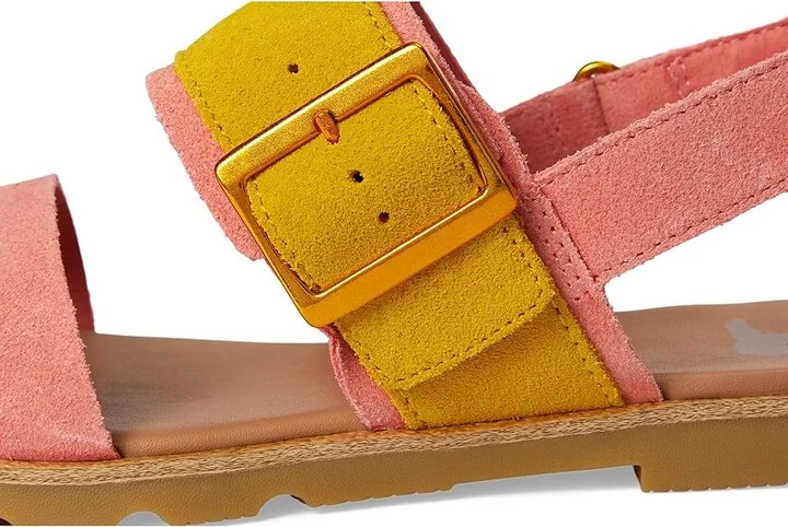 SOREL Ellatm III Slingback Women's Shoes Coral Blossom, Gum : 6 B - Medium, Leather - Image 7