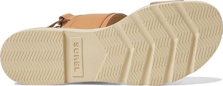 SOREL Ellatm III Slingback Women's Shoes Honest Beige/Honey White : 10 B - Medium, Leather - Image 3