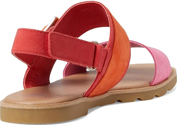 SOREL Ellatm III Slingback Women's Shoes Red Glo/Gum 16 : 10 B - Medium, Leather - Image 4