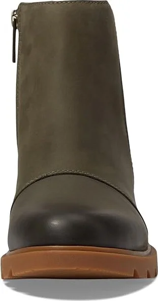 SOREL Emelietm III Zip Waterproof Women's Boots Stone Green/Gum 2 : 6.5 B - Medium, Leather - Image 5