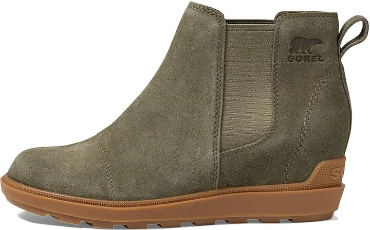 SOREL Evietm II Chelsea Women's Boots Stone Green/Gum 2 : 10 B - Medium, Leather - Image 5
