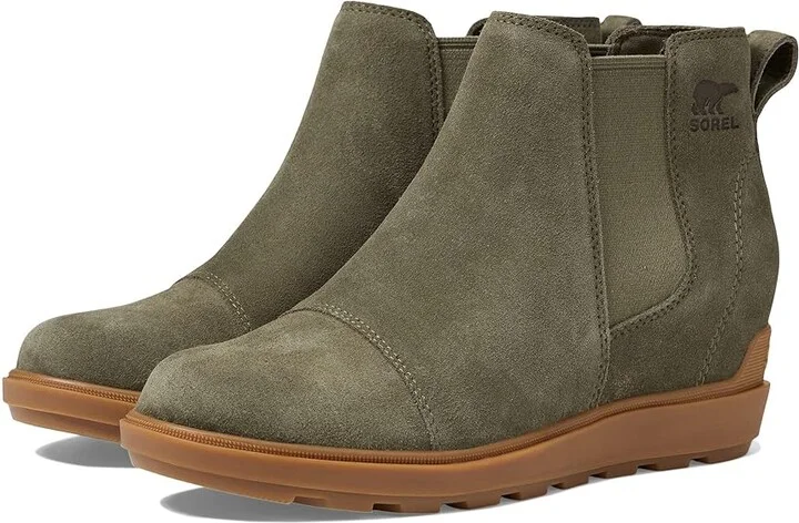 SOREL Evietm II Chelsea Women's Boots Stone Green/Gum 2 : 10 B - Medium, Leather