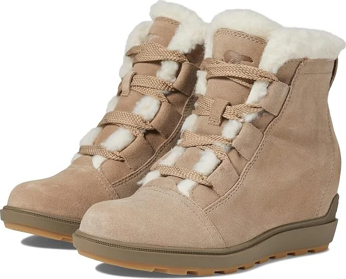 SOREL Evietm II Cozy Women's Boots Omega Taupe/Wet Sand : 10 B - Medium, Leather/Textile