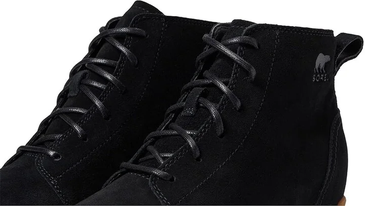 SOREL Evietm II Lace Women's Boots Black/Gum 2 : 10 B - Medium, Leather - Image 5