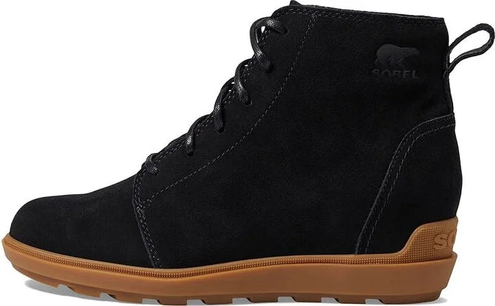 SOREL Evietm II Lace Women's Boots Black/Gum 2 : 10 B - Medium, Leather - Image 6
