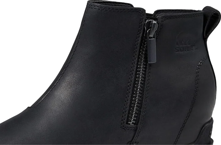 SOREL Evietm Ii Zip Women's Boots Black/Black : 6 B - Medium, Leather/Textile - Image 5