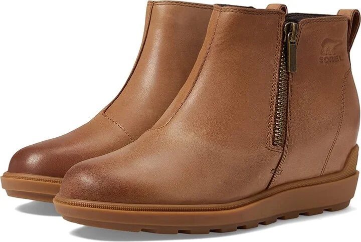 SOREL Evietm Ii Zip Women's Boots Velvet Tan/Gum 2 : 10 B - Medium, Leather/Textile