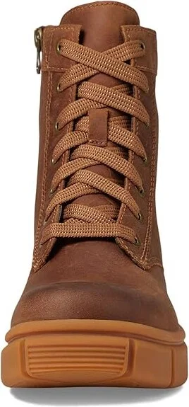 SOREL Explorer STRTtm Lace Boot Women's Boots Velvet Tan/Gum 2 : 8 B - Medium, Leather - Image 2