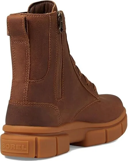SOREL Explorer STRTtm Lace Boot Women's Boots Velvet Tan/Gum 2 : 8 B - Medium, Leather - Image 4