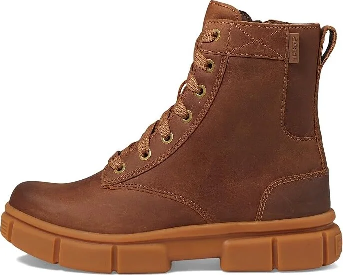 SOREL Explorer STRTtm Lace Boot Women's Boots Velvet Tan/Gum 2 : 8 B - Medium, Leather - Image 5