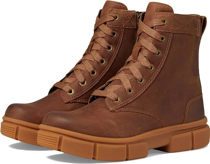 SOREL Explorer STRTtm Lace Boot Women's Boots Velvet Tan/Gum 2 : 8 B - Medium, Leather