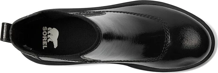 SOREL Joan Frwd Chelsea Women's Boots Black/Black : 6.5 B - Medium, Leather - Image 2