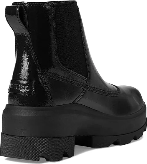 SOREL Joan Frwd Chelsea Women's Boots Black/Black : 6.5 B - Medium, Leather - Image 4