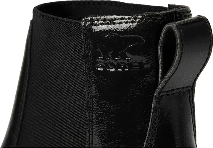 SOREL Joan Frwd Chelsea Women's Boots Black/Black : 6.5 B - Medium, Leather - Image 7