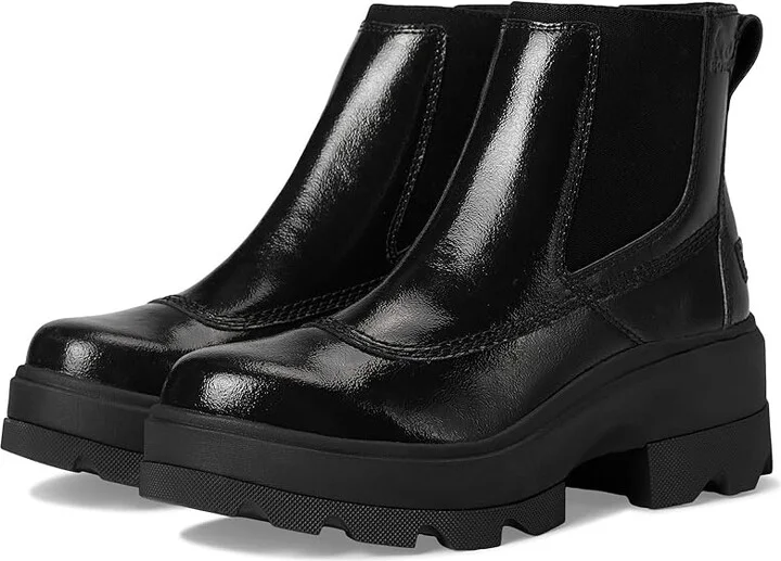 SOREL Joan Frwd Chelsea Women's Boots Black/Black : 6.5 B - Medium, Leather