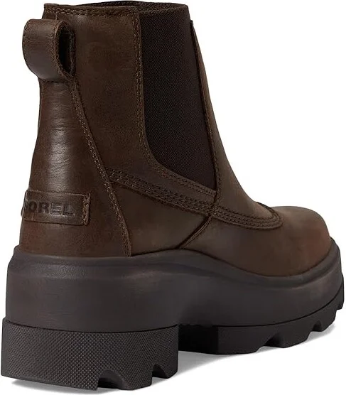 SOREL Joan Frwd Chelsea Women's Boots Black/Bleached Ceramic : 9 B - Medium, Leather - Image 10