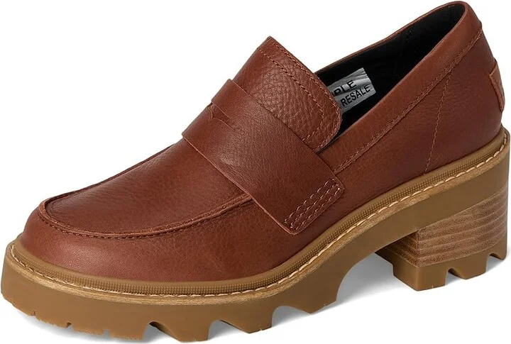 SOREL Joan Now City Loafer Women's Shoes Rustic Brown/Gum 2 : 8.5 B - Medium, Leather - Image 5