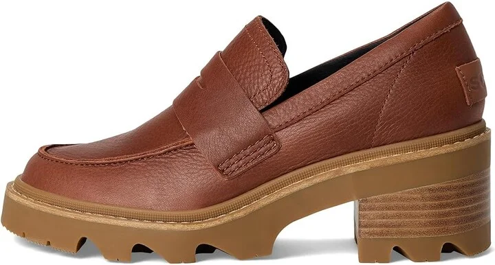 SOREL Joan Now City Loafer Women's Shoes Rustic Brown/Gum 2 : 8.5 B - Medium, Leather - Image 6