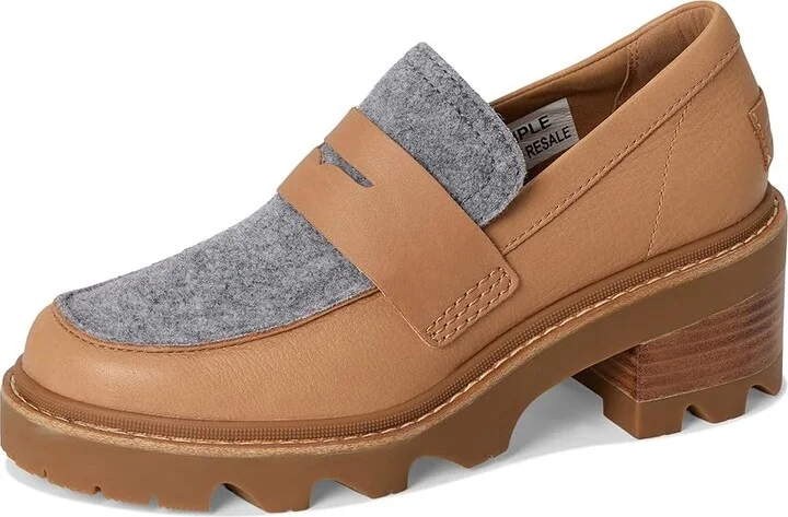 SOREL Joan Now City Loafer Women's Shoes Tawny Buff/Gum 2 : 7 B - Medium, Leather - Image 5