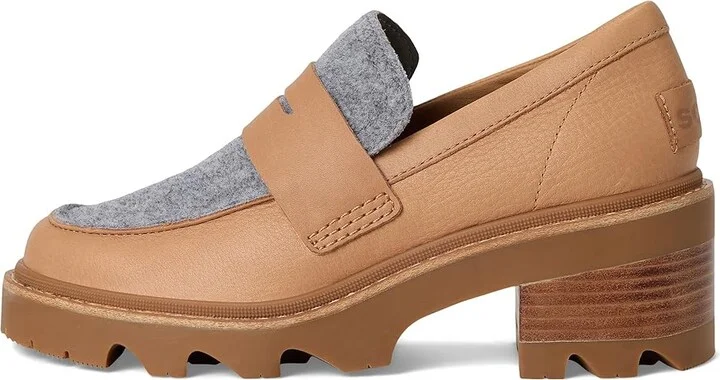 SOREL Joan Now City Loafer Women's Shoes Tawny Buff/Gum 2 : 7 B - Medium, Leather - Image 6