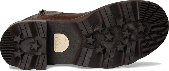 SOREL Joan Now Zip Bootie Women's Boots Tobacco/Blackened Brown : 9.5 B - Medium, Leather - Image 3