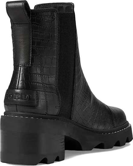 SOREL Joan Nowtm Chelsea Women's Boots Black/Tawny Buff : 6.5 B - Medium, Leather/Textile - Image 4
