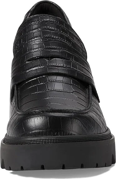 SOREL Joan Nowtm City Loafer High Women's Heels Black/Black : 9.5 B - Medium, Leather - Image 5