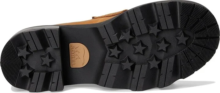 SOREL Joan Nowtm City Loafer High Women's Heels Canyon Gold/Black : 7 B - Medium, Leather - Image 3