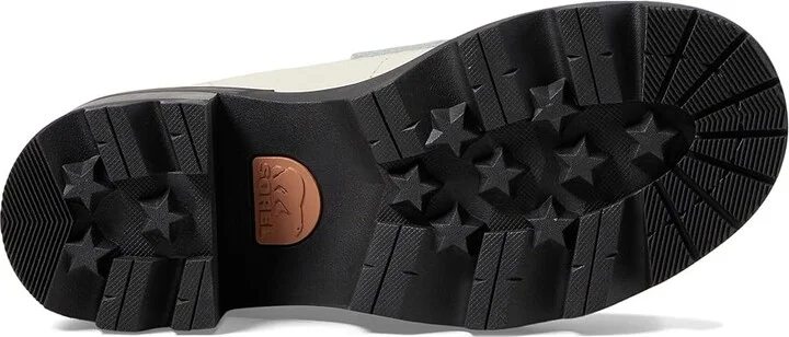 SOREL Joan Nowtm City Loafer High Women's Heels Chalk/Black : 12 B - Medium, Leather - Image 3