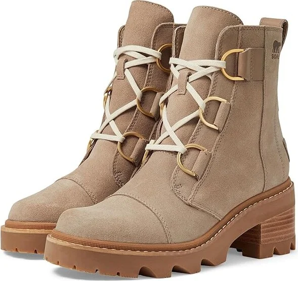 SOREL Joan Nowtm Lace Women's Boots Omega Taupe/Gum 2 : 10 B - Medium