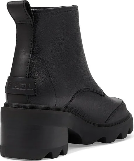SOREL Joan Nowtm Zip Women's Boots Black/Black : 9.5 B - Medium, Leather - Image 4