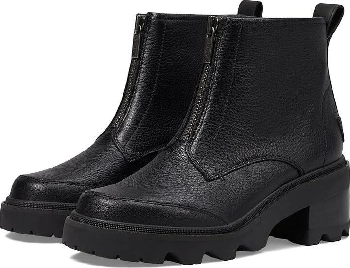 SOREL Joan Nowtm Zip Women's Boots Black/Black : 9.5 B - Medium, Leather