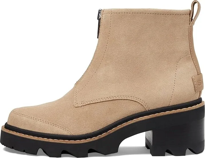 SOREL Joan Nowtm Zip Women's Boots Canoe/Black : 9.5 B - Medium, Leather - Image 5
