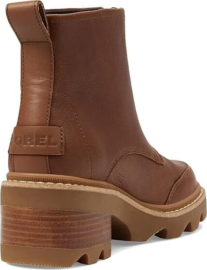 SOREL Joan Nowtm Zip Women's Boots Velvet Tan/Gum 2 : 10 B - Medium, Leather - Image 4