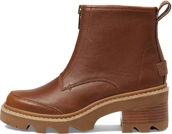 SOREL Joan Nowtm Zip Women's Boots Velvet Tan/Gum 2 : 10 B - Medium, Leather - Image 5