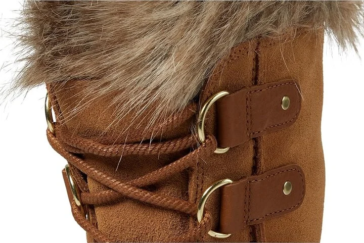 SOREL Joan Of Arctictm Waterproof Women's Snow Shoes Camel Brown/Black : 10.5 B - Medium, Rubber/Suede/Textile - Image 5