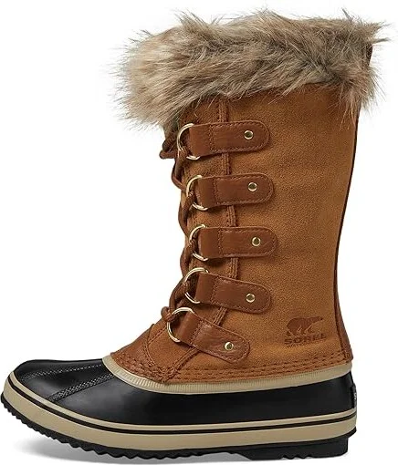 SOREL Joan Of Arctictm Waterproof Women's Snow Shoes Camel Brown/Black : 10.5 B - Medium, Rubber/Suede/Textile - Image 6