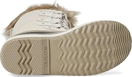 SOREL Joan Of Arctictm Waterproof Women's Snow Shoes Fawn/Omega Taupe : 10.5 B - Medium, Rubber/Suede/Textile - Image 3
