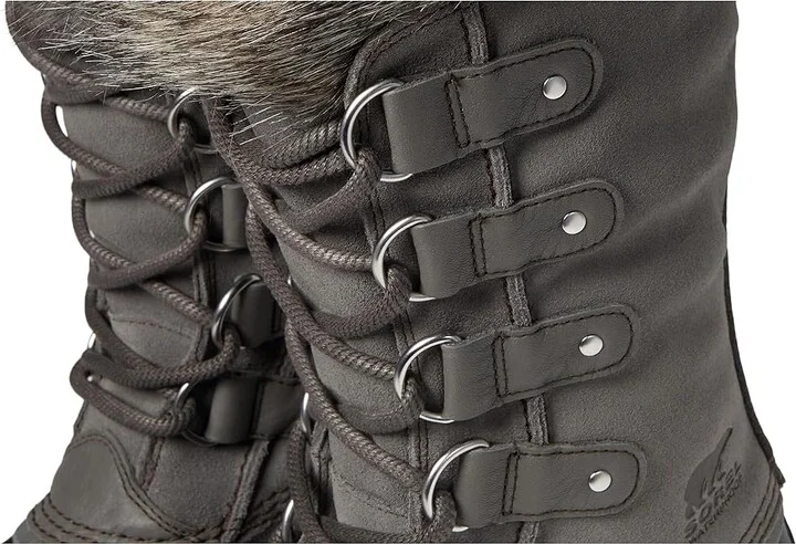 SOREL Joan Of Arctictm Waterproof Women's Snow Shoes Quarry/Black : 10.5 B - Medium, Rubber/Suede/Textile - Image 5